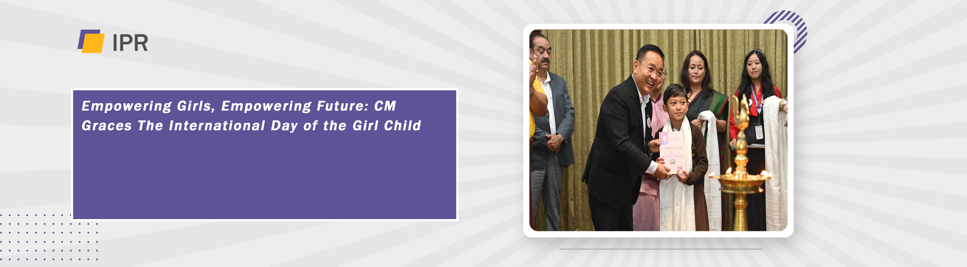 Empowering Girls, Empowering Future: CM Graces The International Day of the Girl Child