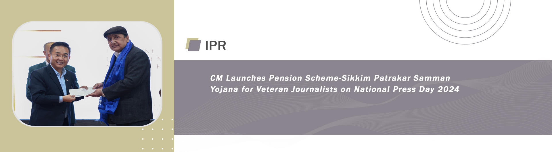 CM Launches Pension Scheme-Sikkim Patrakar Samman Yojana for Veteran Journalists on National Press Day 2024