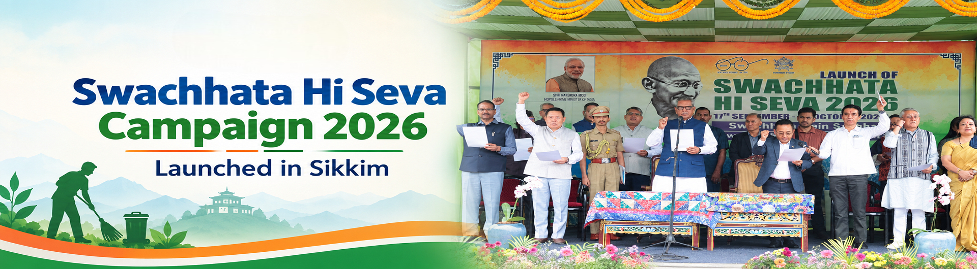 Swachhata Hi Seva Campaign 2026 Launched in Sikkim