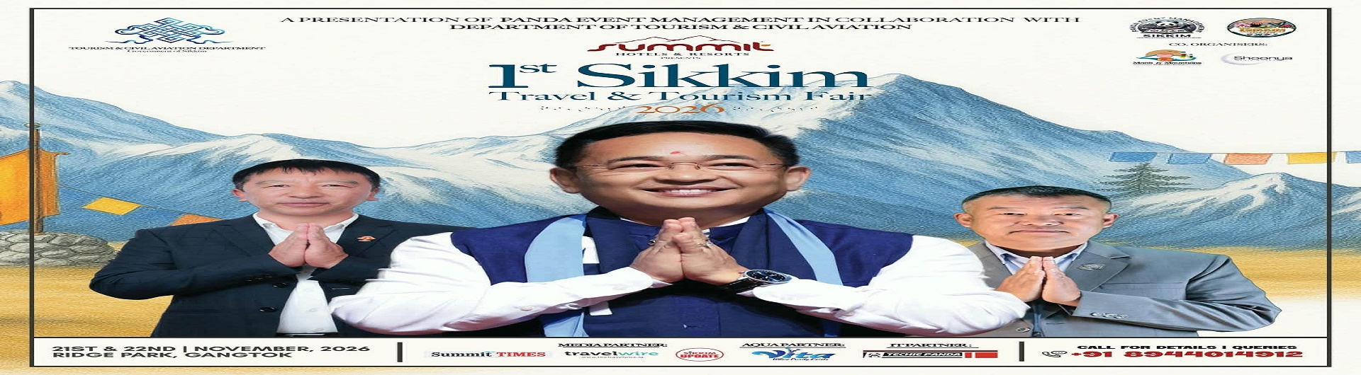 Sikkim Travel and Tourism Fair to Promote Sikkim as a Premier Travel Destination