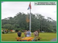 HON’BLE GOVERNOR UNFURLS THE TRI-COLOR AT THE LAWNS OF NEW RAJ BHAVAN ON 15.08.2019