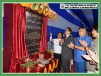 HCM AND CHIEF JUSTICE LAYS FOUNDATION STONE OF RESIDENTIAL QUARTERS OF THE HIGH COURT EMPLOYEES ON 21.08.2019