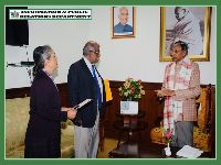 CS ACCOMPANIED BY STATE RELIEF COMMISSIONER CALLED ON HON’BLE GOVERNOR AT RAJ BHAWAN ON 20.09.2019