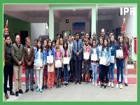 IPR MINISTER VISITS ITI, GYALSHING WEST SIKKIM TO ENCOURAGE YOUTH PARTICIPANTS OF BEAUTICIAN TRAINING PROGRAM ON 06.02.2020