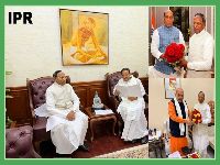 HON’BLE GOVERNOR MEETS VICE PRESIDENT & UNION MINISTERS OF INDIA ON 11.02.2020