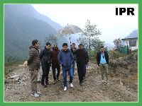 MINISTER SHRI SAMDUP LEPCHA INSPECTED THE ONGOING CONSTRUCTION ON 22.02.2020