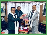 JUSTICE SHRI A.P.SUBBA RETIRED JUDGE HIGH COURT OF SIKKIM, CALLED ON THE HON’BLE CHIEF MINISTER ON 05.03.2020