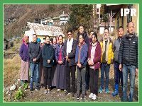 HON'BLE MINISTER SHRI L N SHARMA ALONG WITH THE DEPARTMENTAL OFFICIALS LED THE FIELD INSPECTION OF PHAKA HORTICULTURE FARM AT LACHUNG ON 06.03.2020