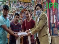 Ringhim Monastery, North Sikkim contributed Rupees 50,000 /- (Rupees fifty thousand only) towards Chief Minister’s Relief Fund to support government’s fight against COVID-19 pandemic