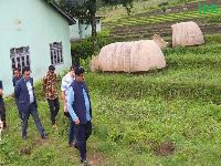 Agriculture Minister and Minister cum Area MLA Daramdin Constituency carry out field visit of Agricultural farm at Daramdin