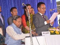 Swearing in of the 6th (sixth) Chief Minister of Sikkim Shri. P.S Golay